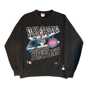 Vintage “Slam-Tastic” Detroit Pistons Nutmeg Crewneck Sweatshirt